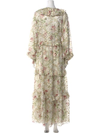 Needle & Thread Floral Print Long Dress