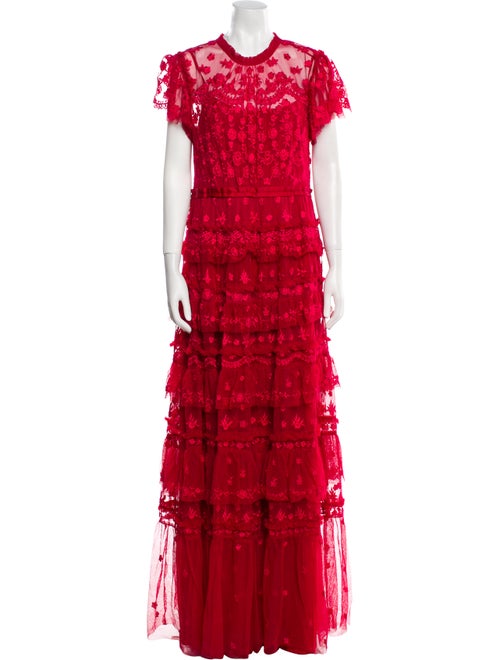 Needle & Thread Floral Print Long Dress