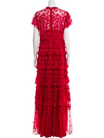 Needle & Thread Floral Print Long Dress