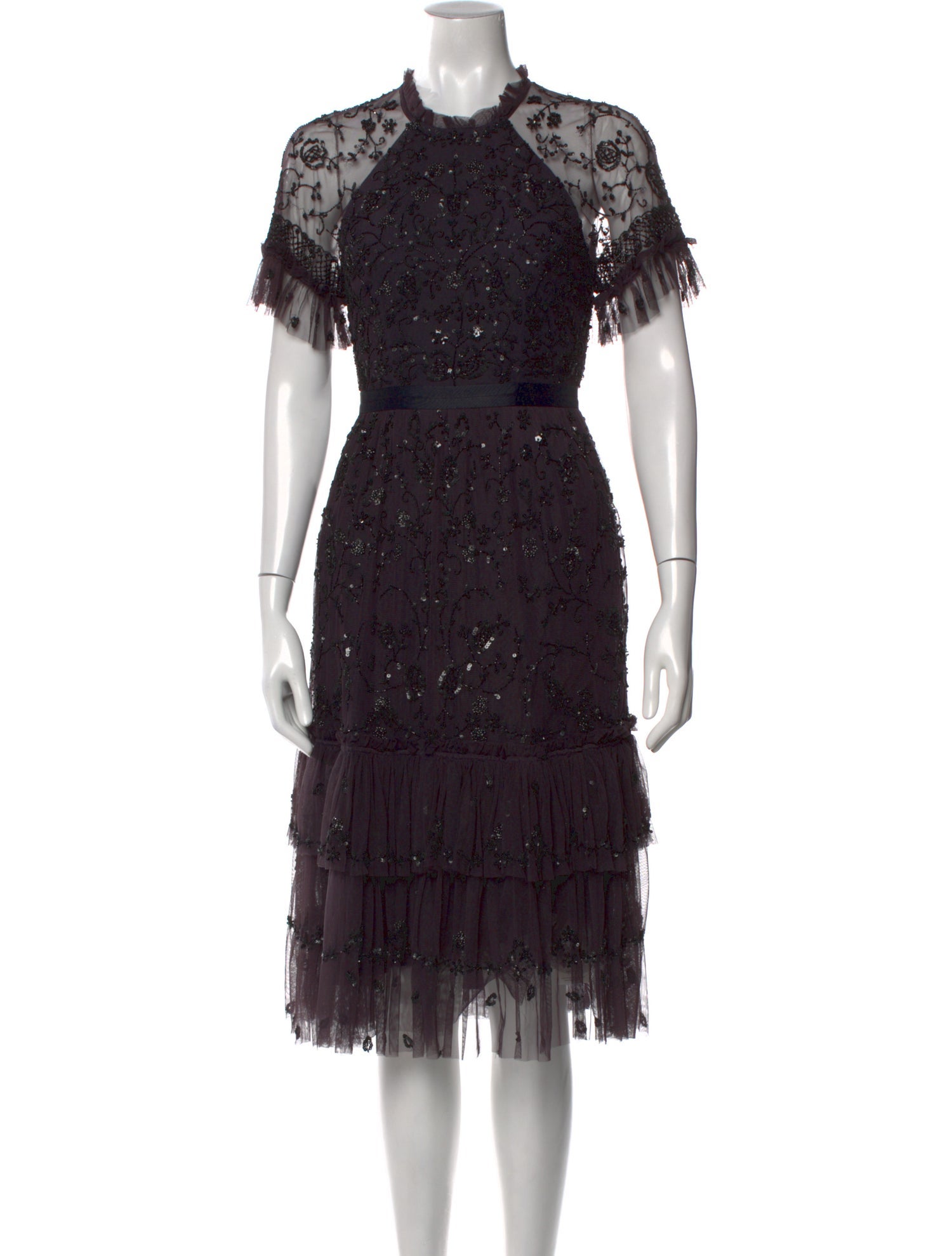 Needle & Thread Lace Pattern Knee-Length Dress
