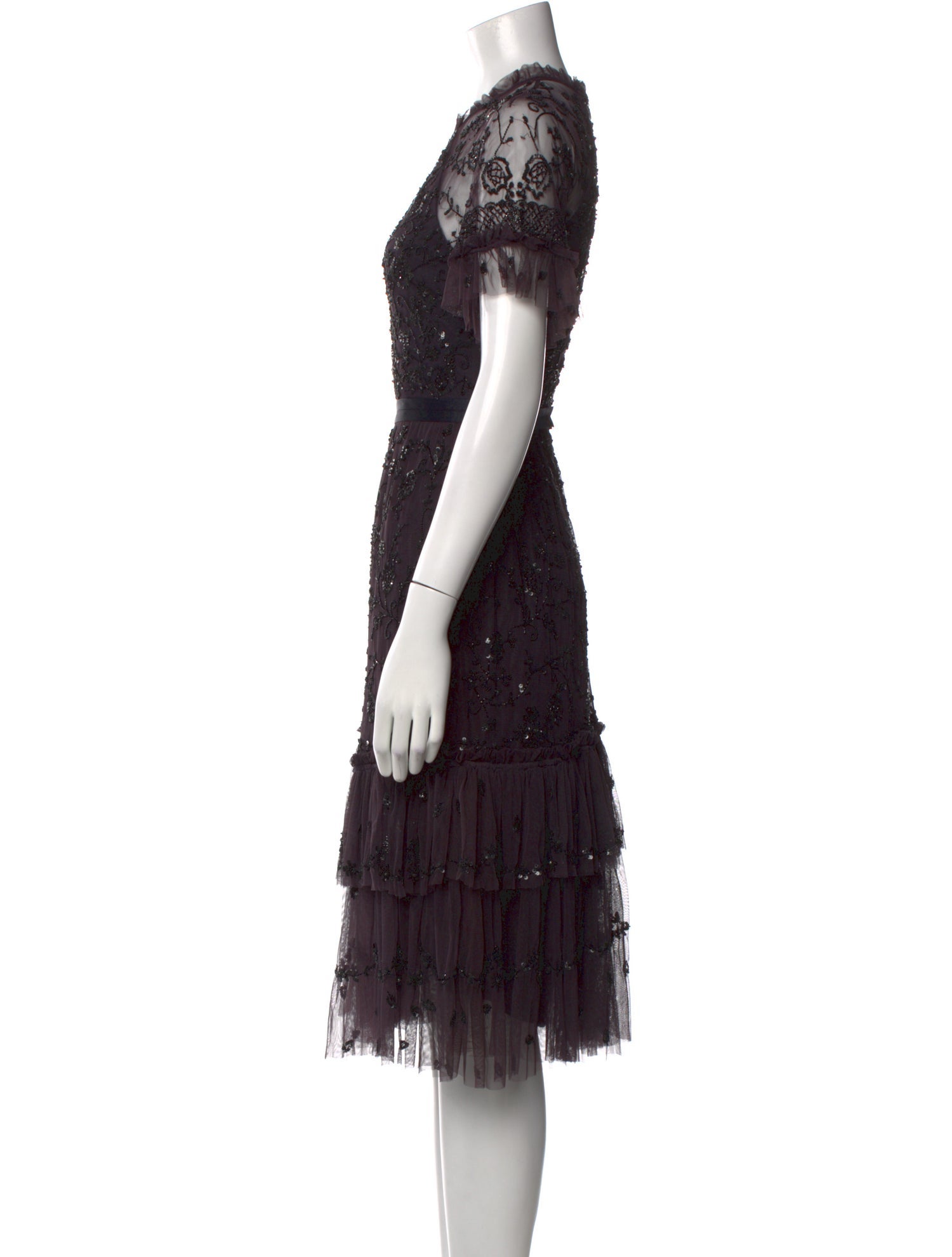 Needle & Thread Lace Pattern Knee-Length Dress