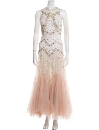 Needle & Thread Nylon Long Dress