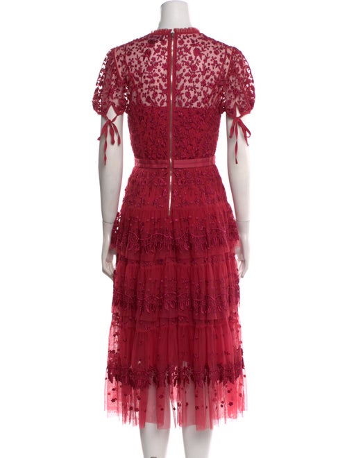 Needle & Thread Lace Pattern Midi Length Dress