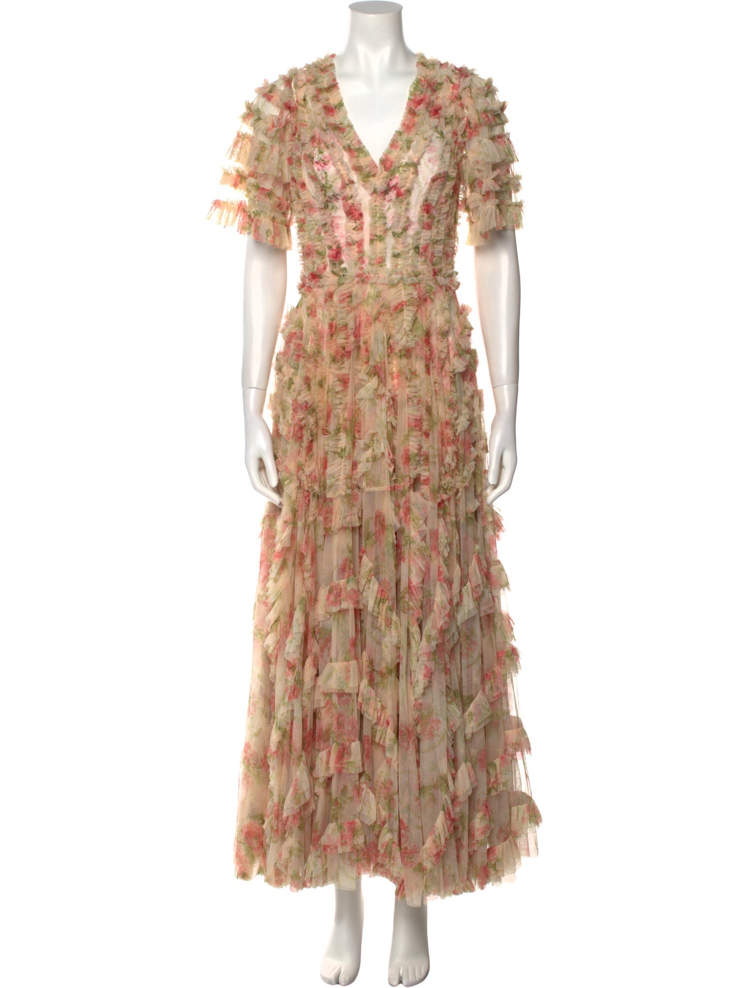 Needle & Thread Floral Print Long Dress