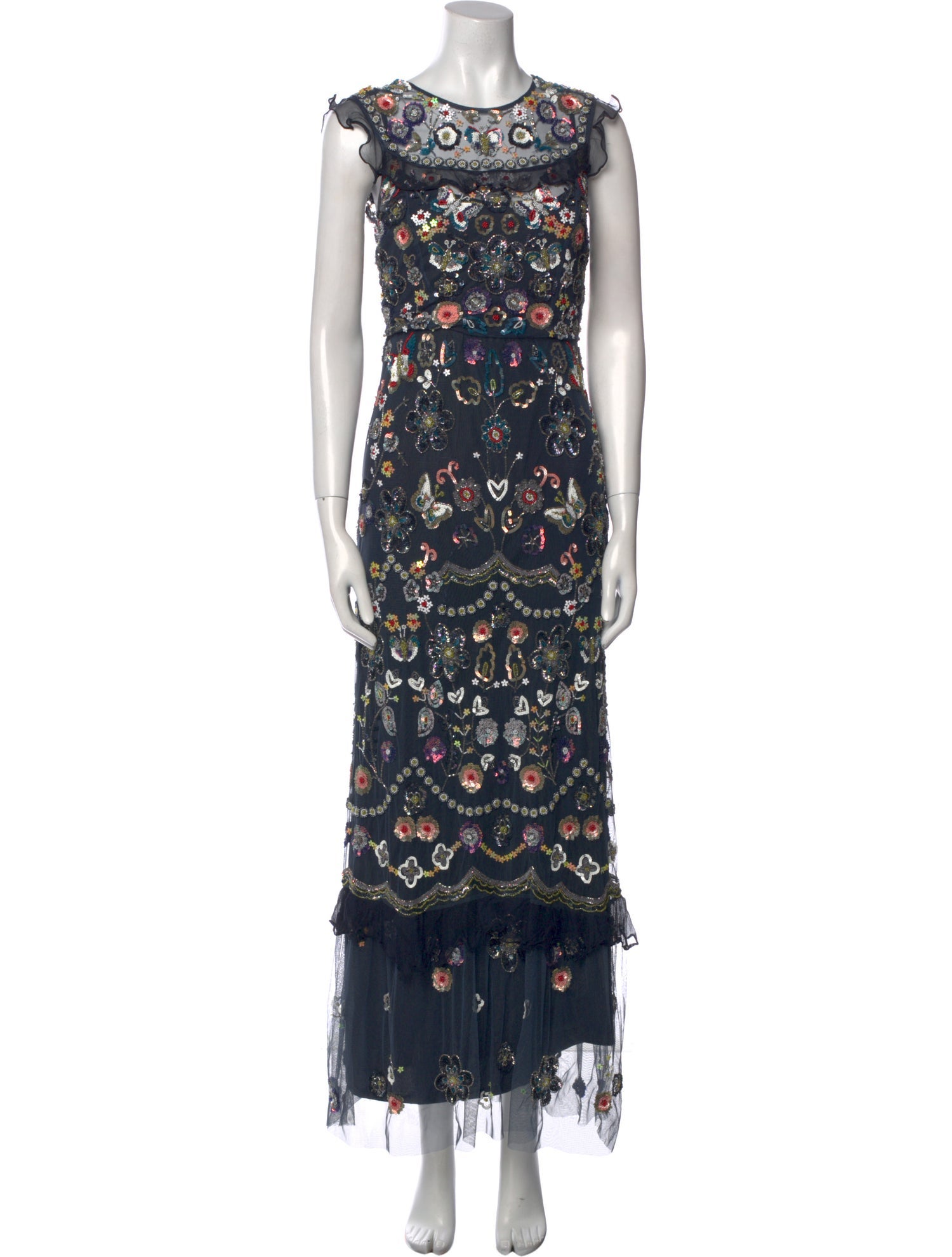 Needle & Thread Floral Print Long Dress