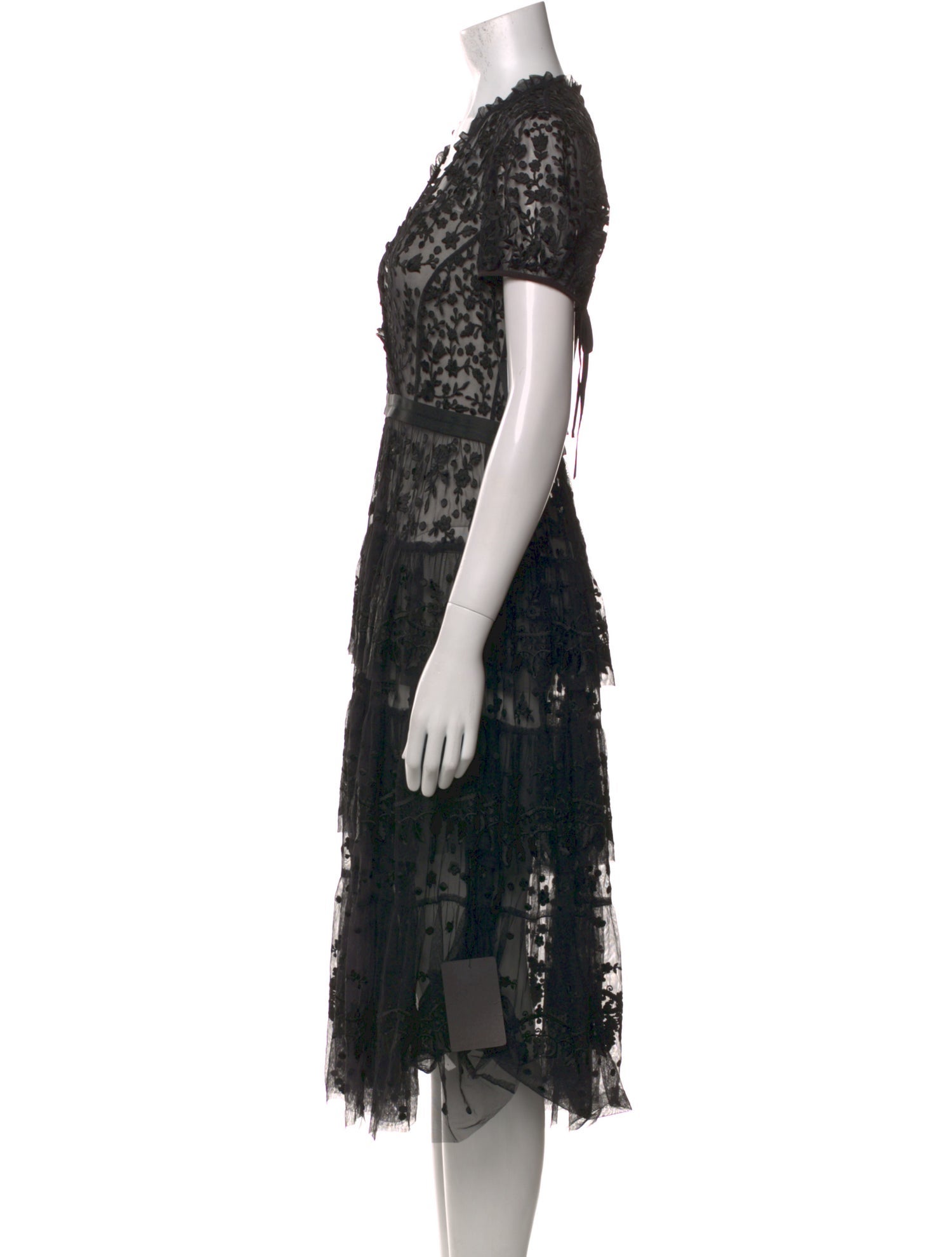 Needle & Thread Lace Pattern Midi Length Dress w/ Tags