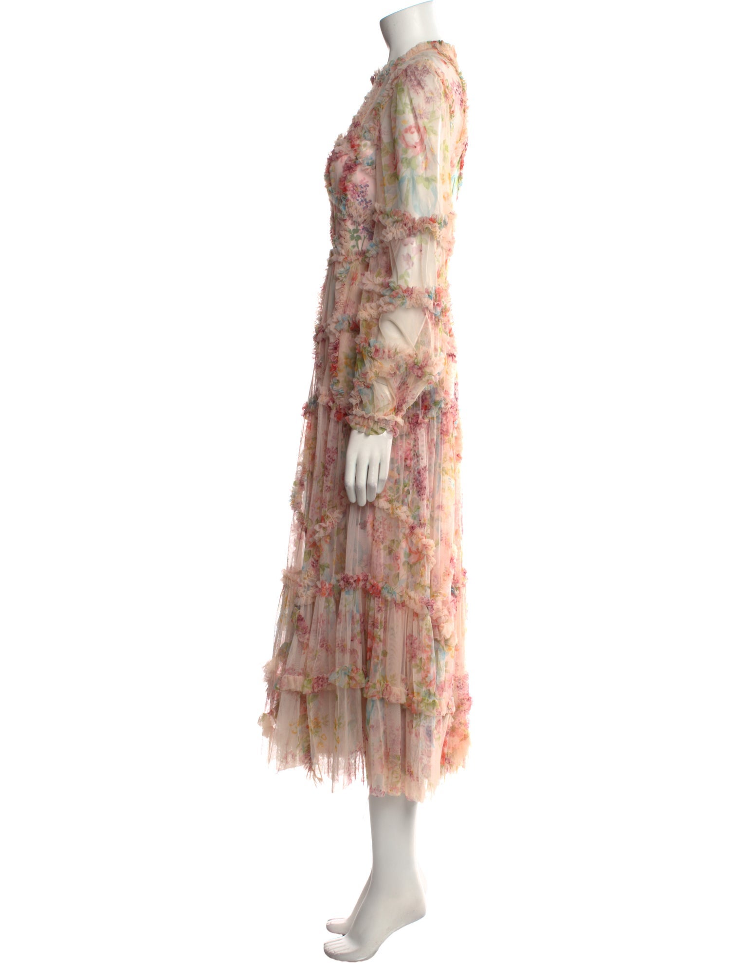 Needle & Thread Floral Print Long Dress