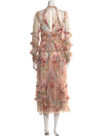 Needle & Thread Floral Print Long Dress