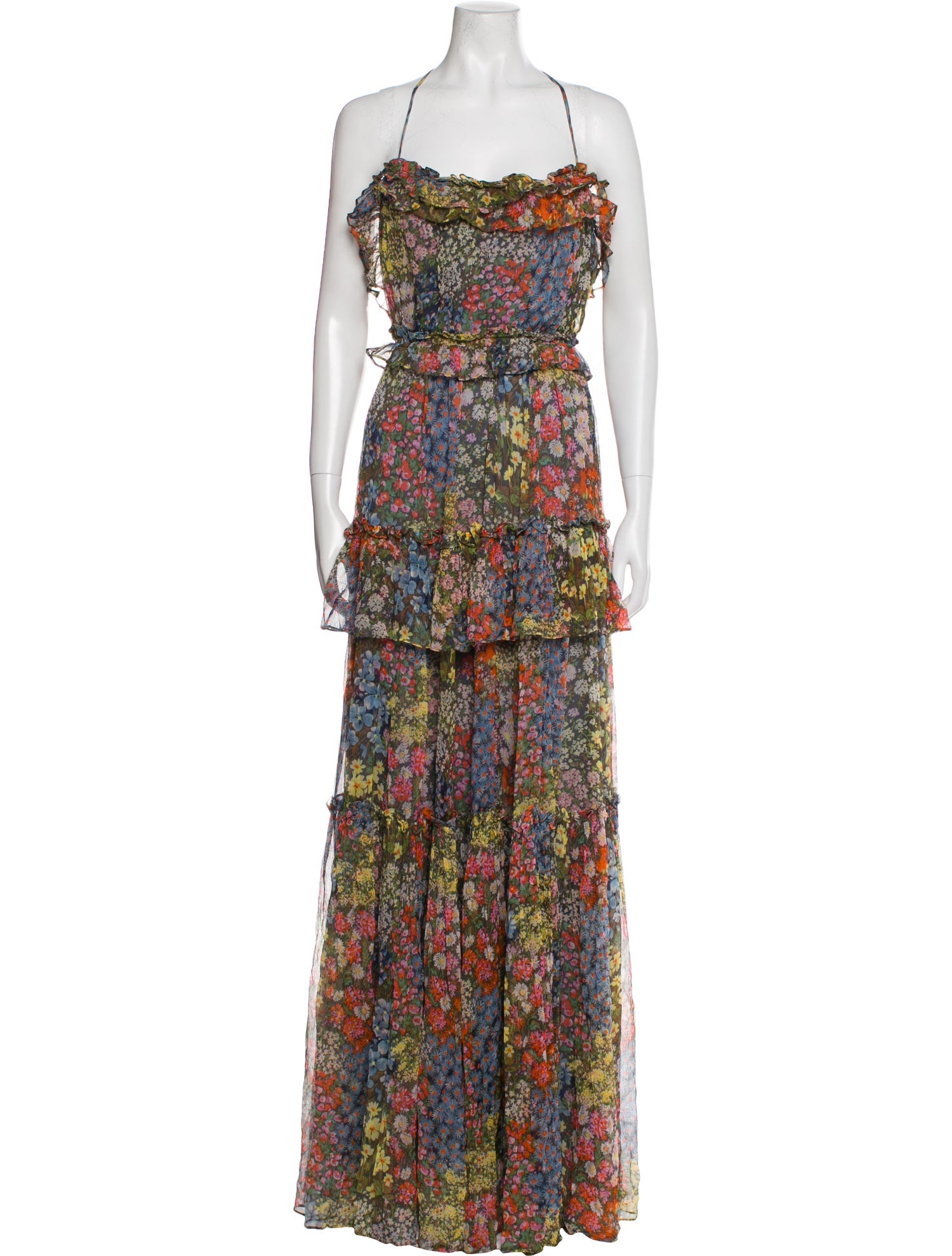 Needle & Thread Floral Print Long Dress