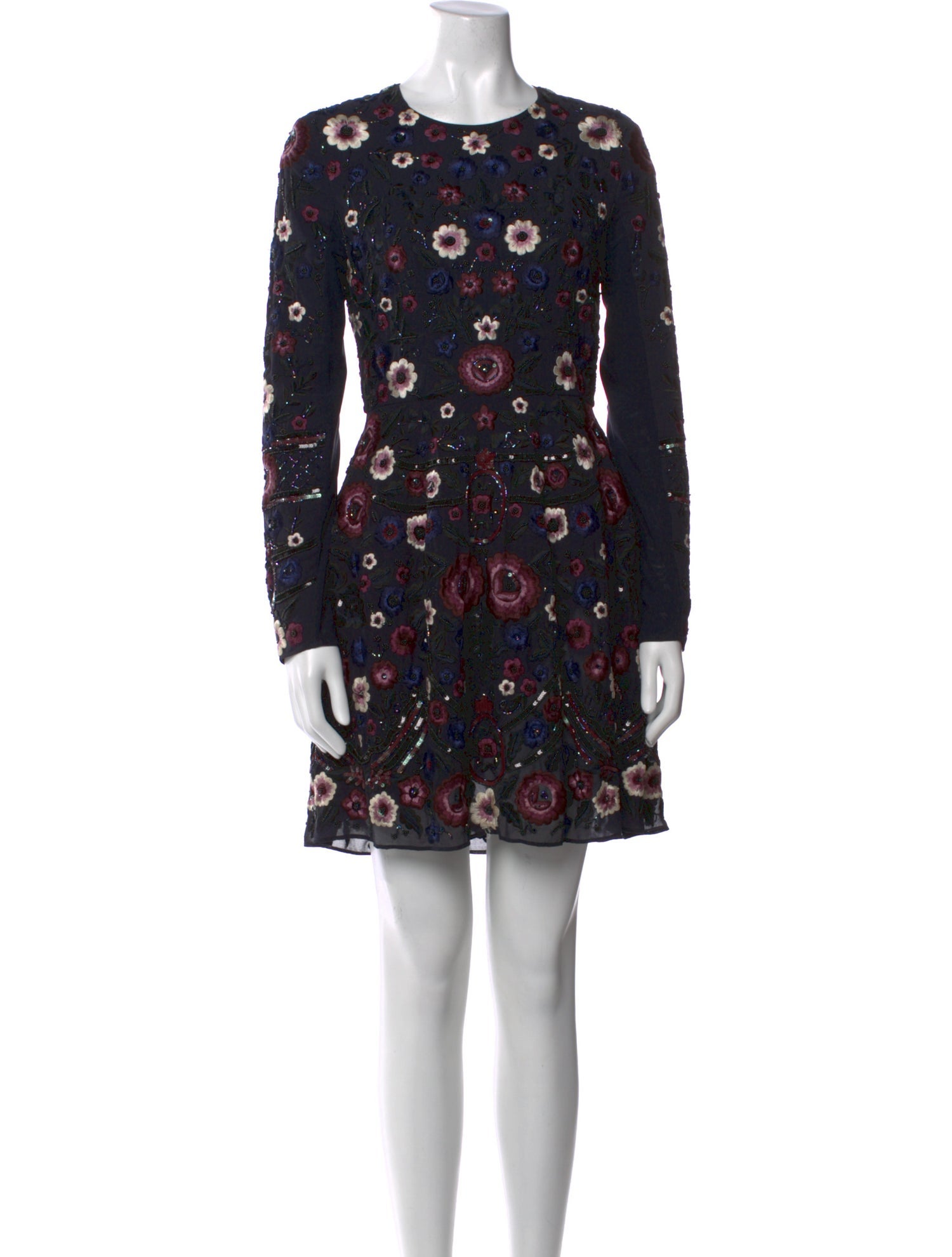 Needle & Thread Floral Print Mini Dress
