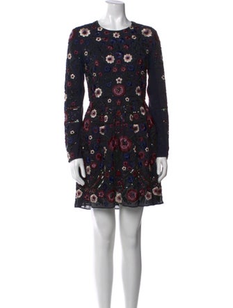 Needle & Thread Floral Print Mini Dress
