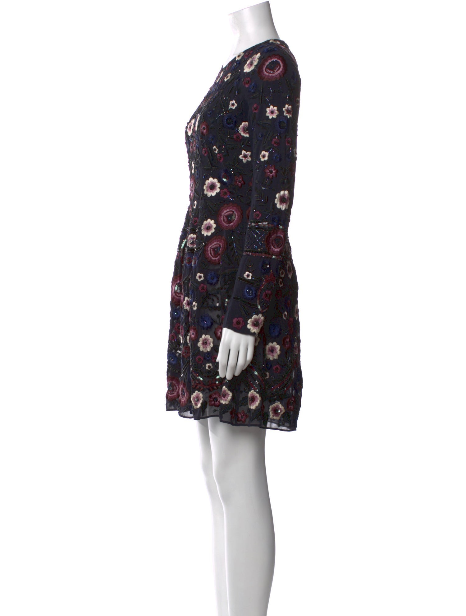 Needle & Thread Floral Print Mini Dress
