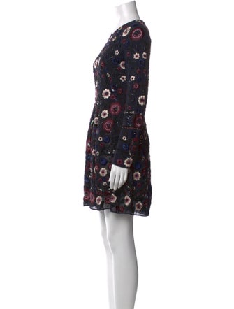 Needle & Thread Floral Print Mini Dress