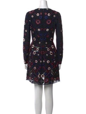 Needle & Thread Floral Print Mini Dress