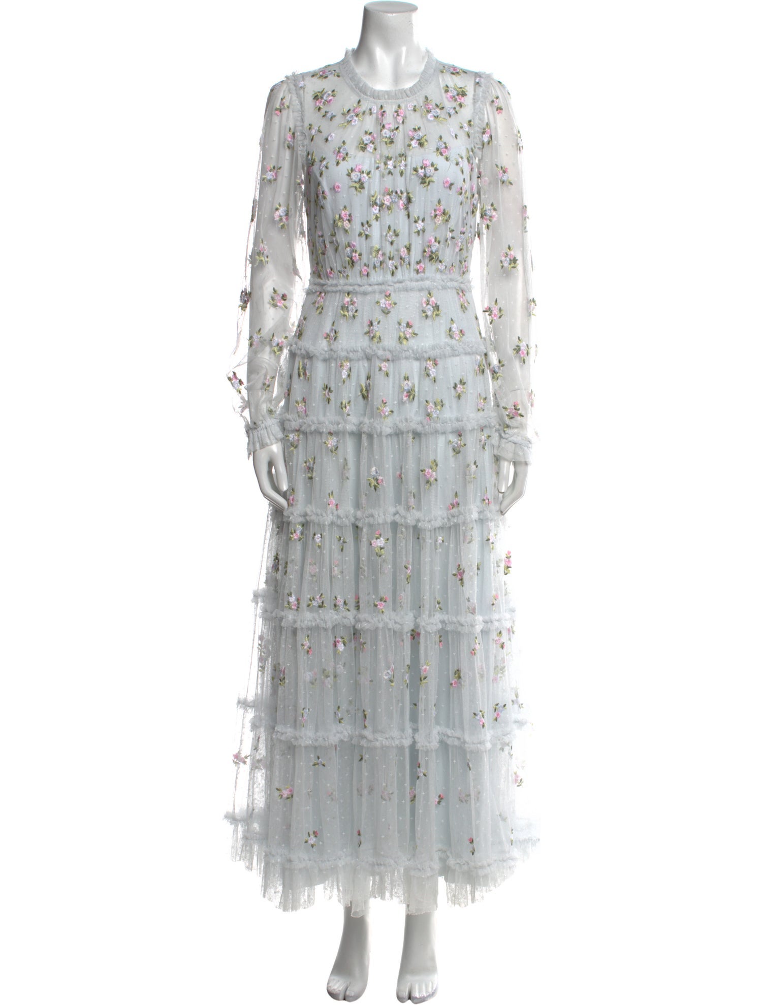 Needle & Thread Floral Print Long Dress