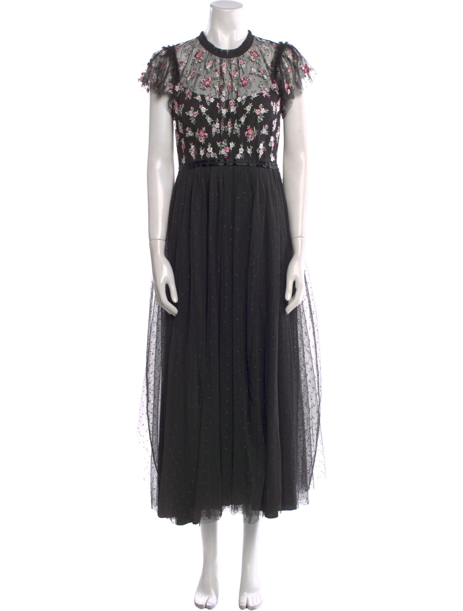 Needle & Thread Lace Pattern Long Dress
