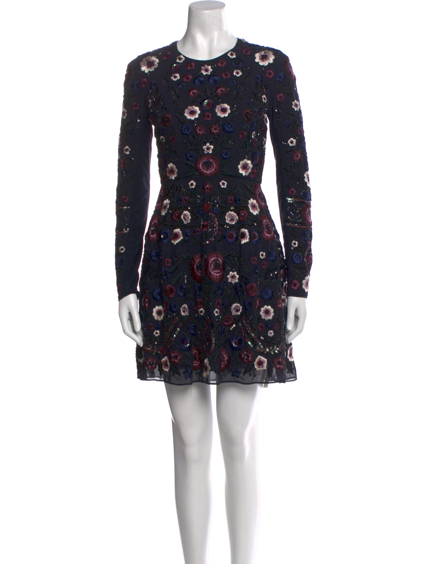 Needle & Thread Floral Print Mini Dress