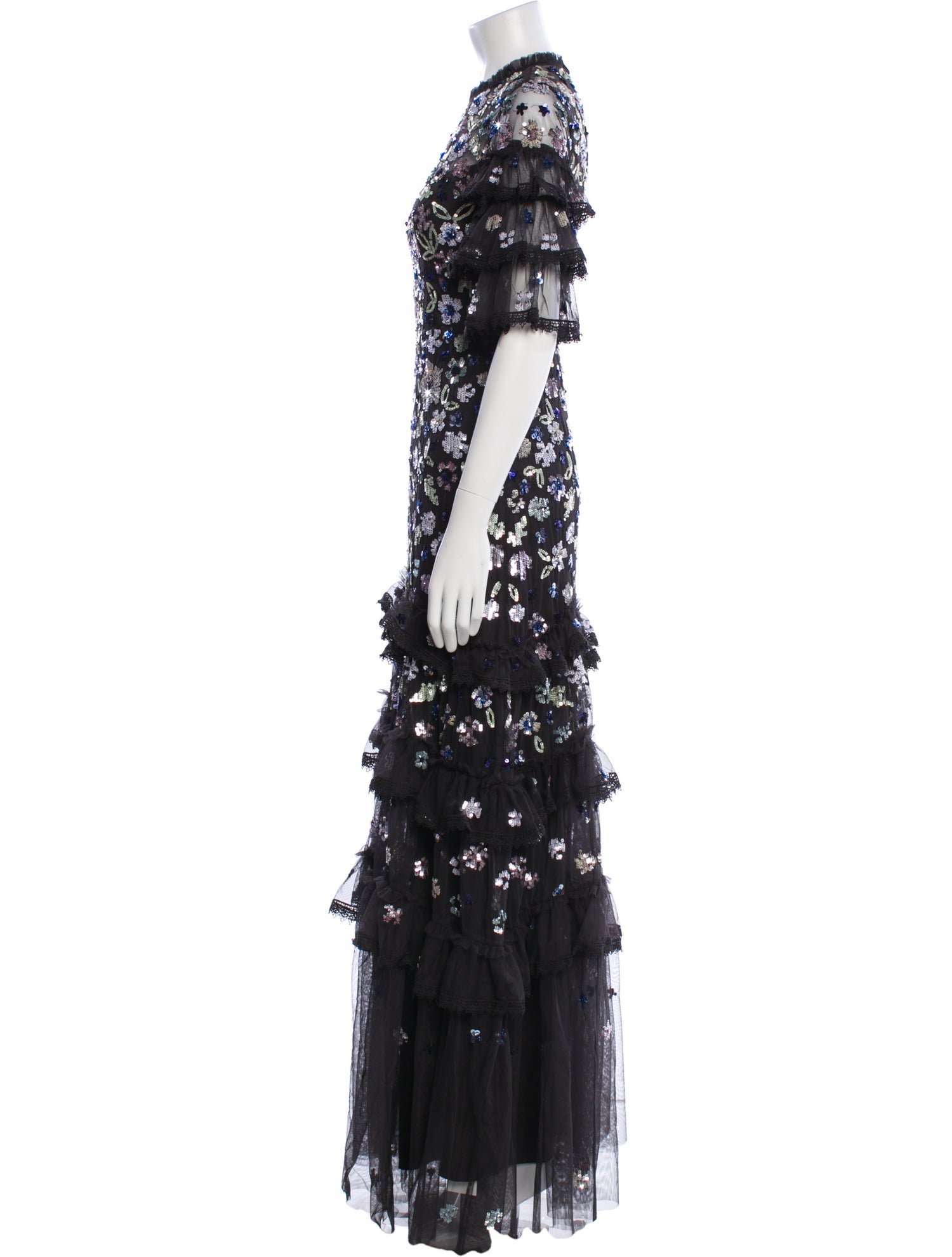 Needle & Thread Floral Print Long Dress