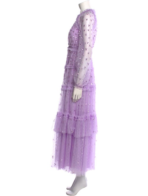 Needle & Thread Lace Pattern Long Dress