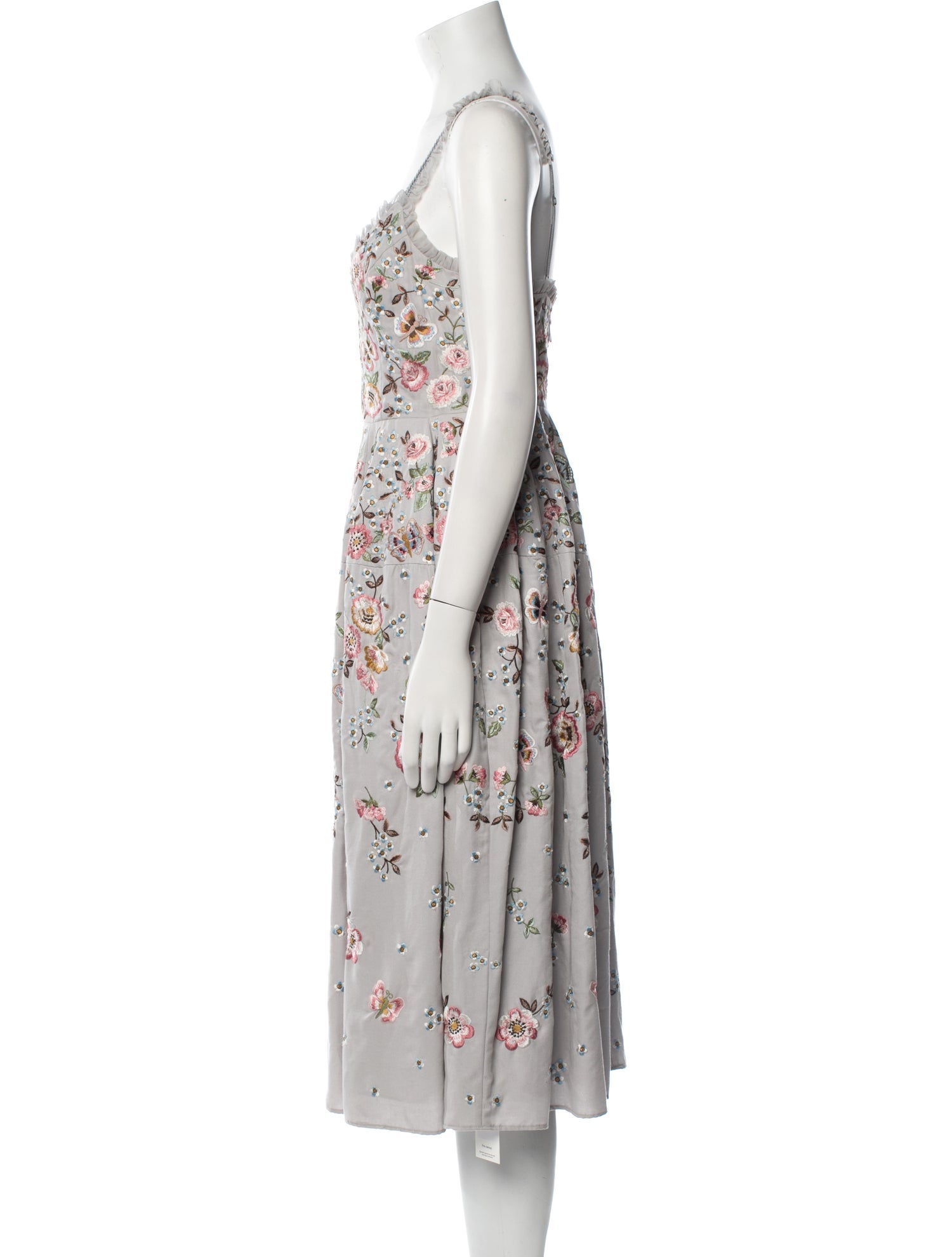 Needle & Thread Floral Print Midi Length Dress