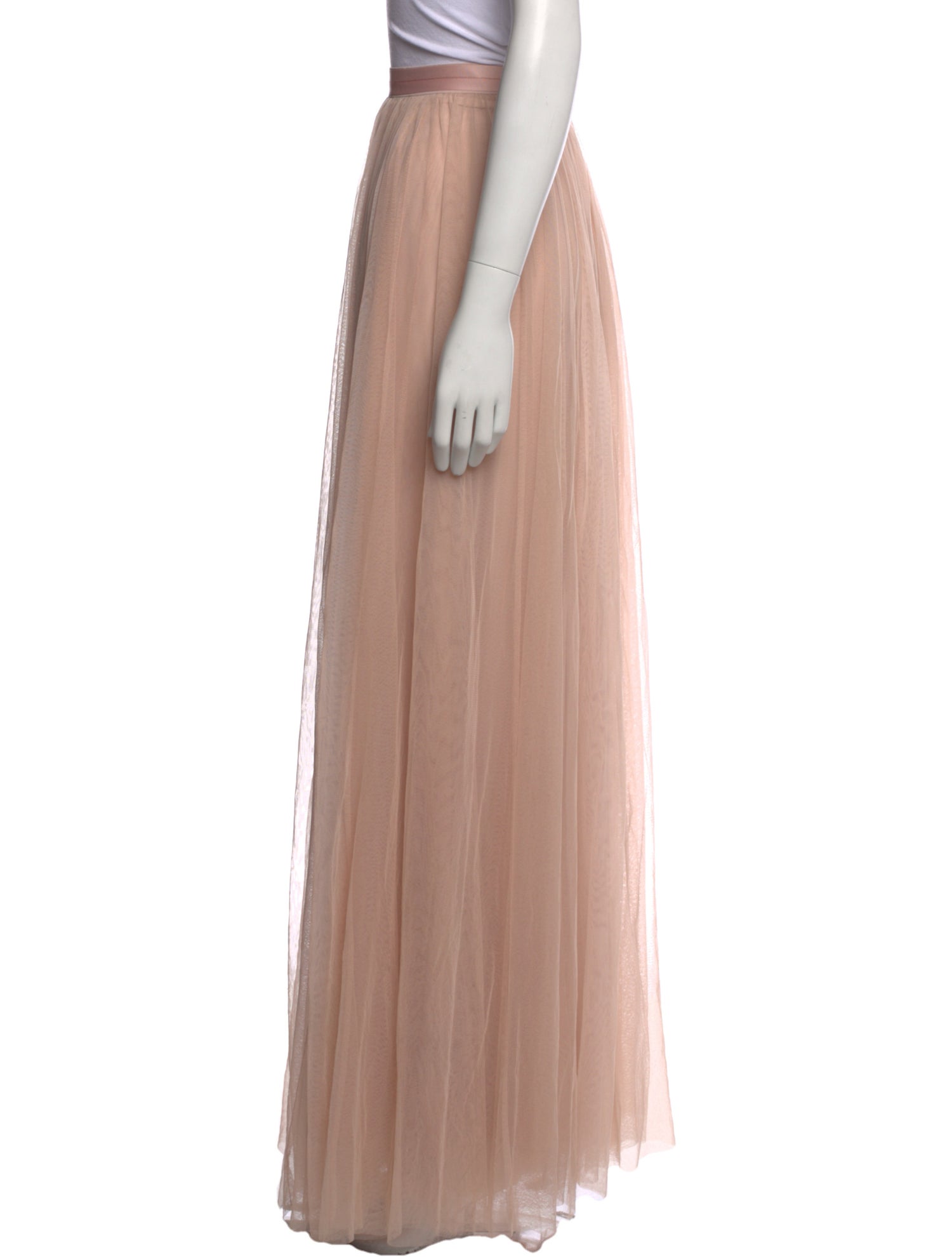 Needle & Thread Mesh Accents Long Skirt