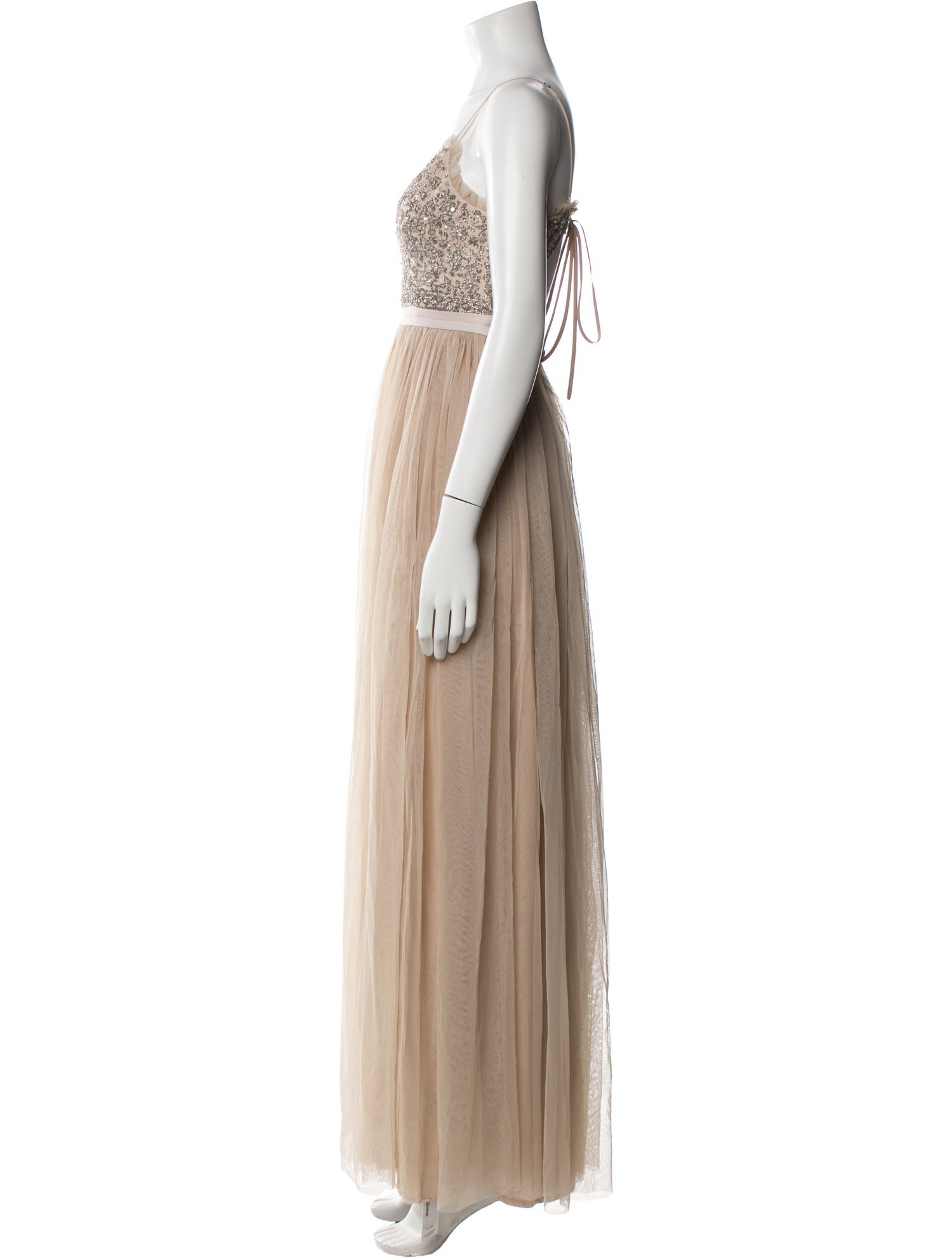Needle & Thread V-Neck Long Dress