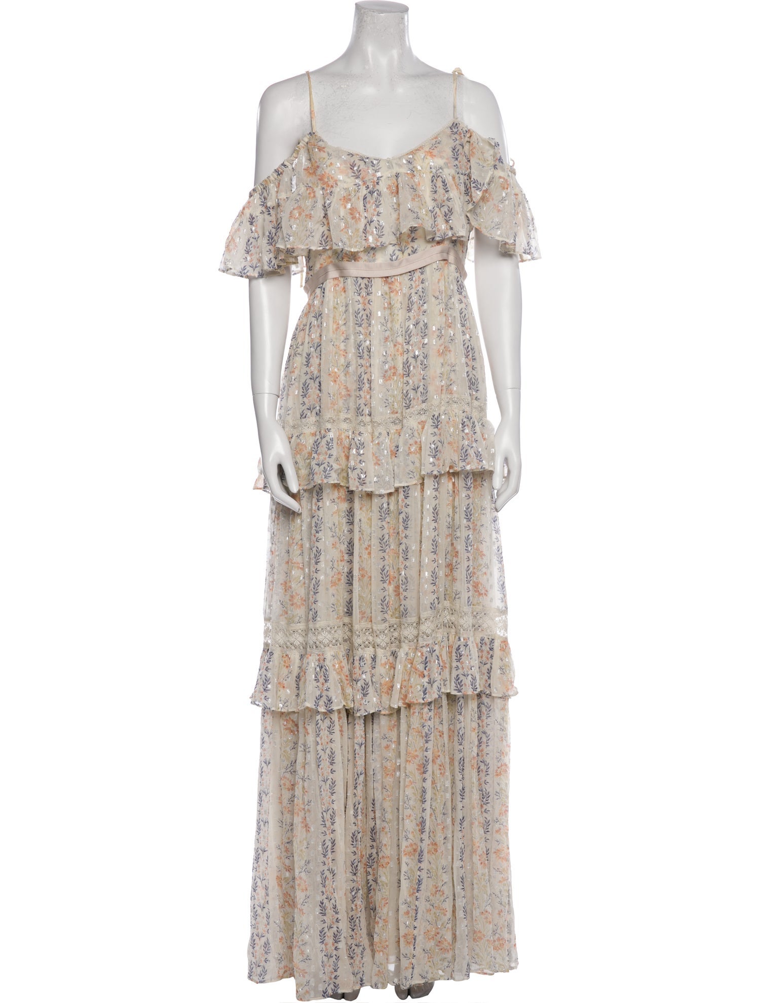 Needle & Thread Floral Print Long Dress