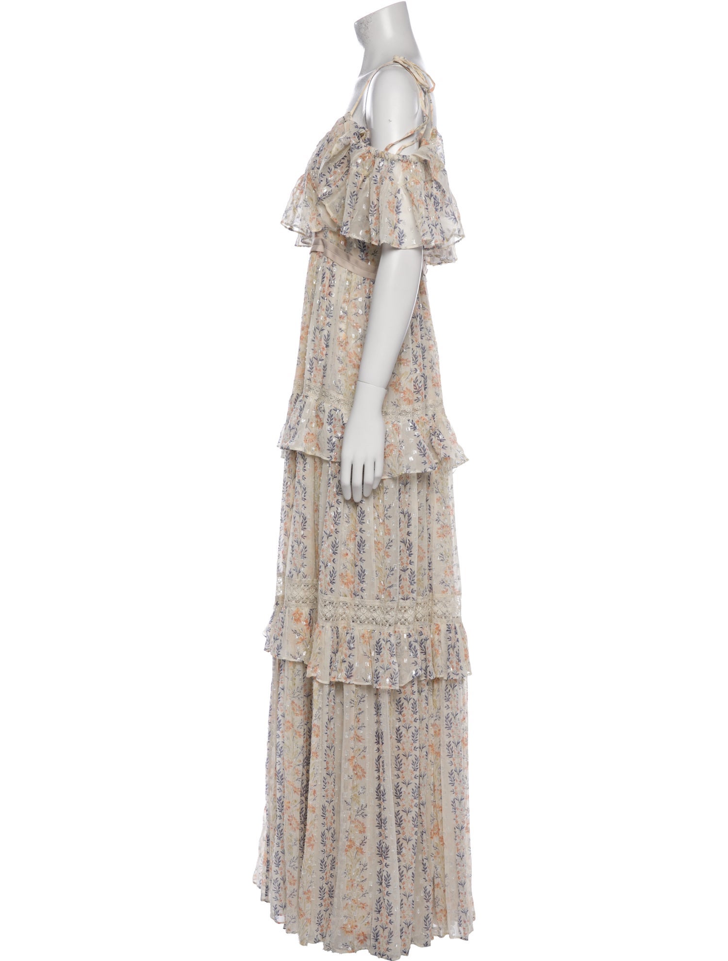 Needle & Thread Floral Print Long Dress