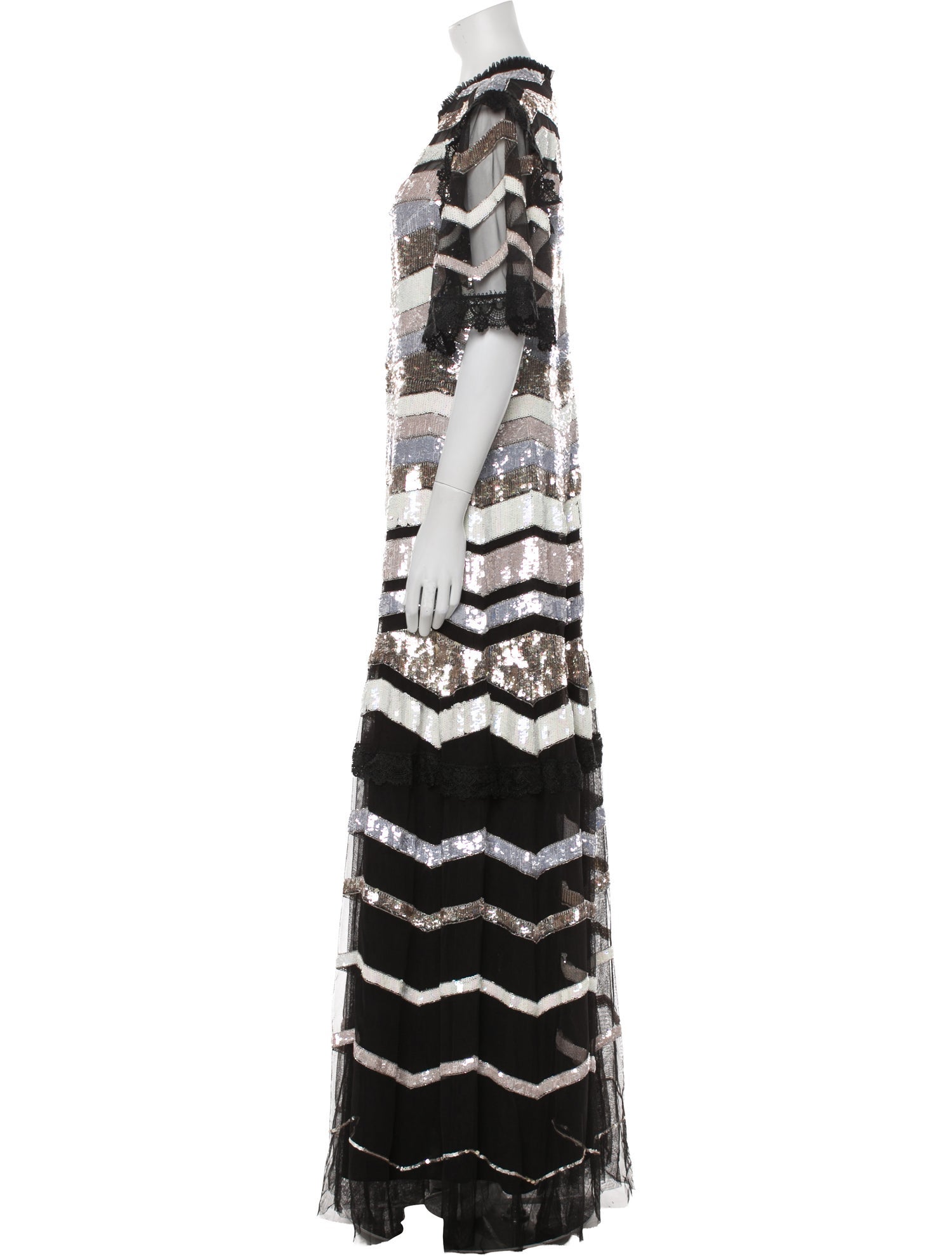 Needle & Thread Lace Pattern Long Dress