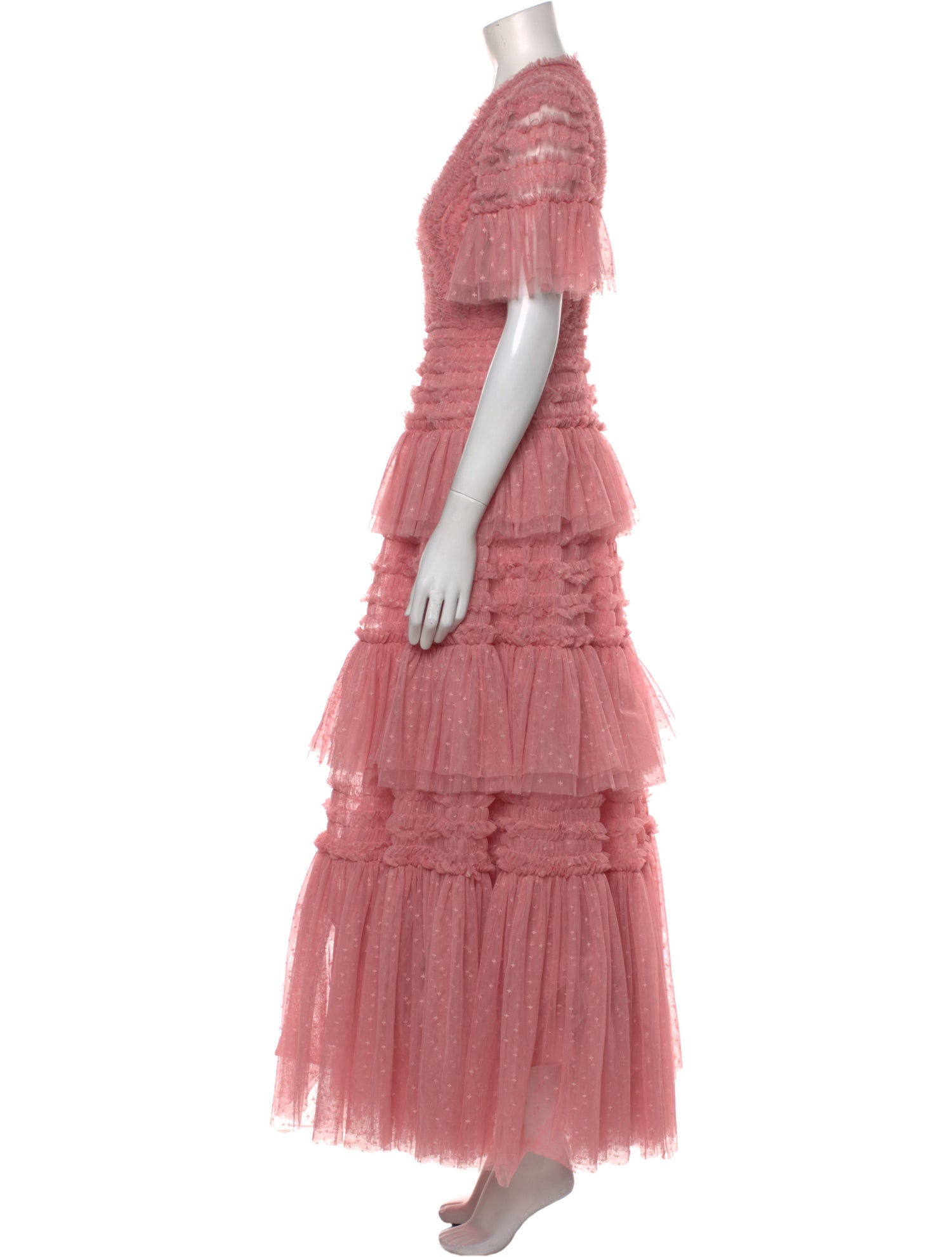 Needle & Thread V-Neck Long Dress