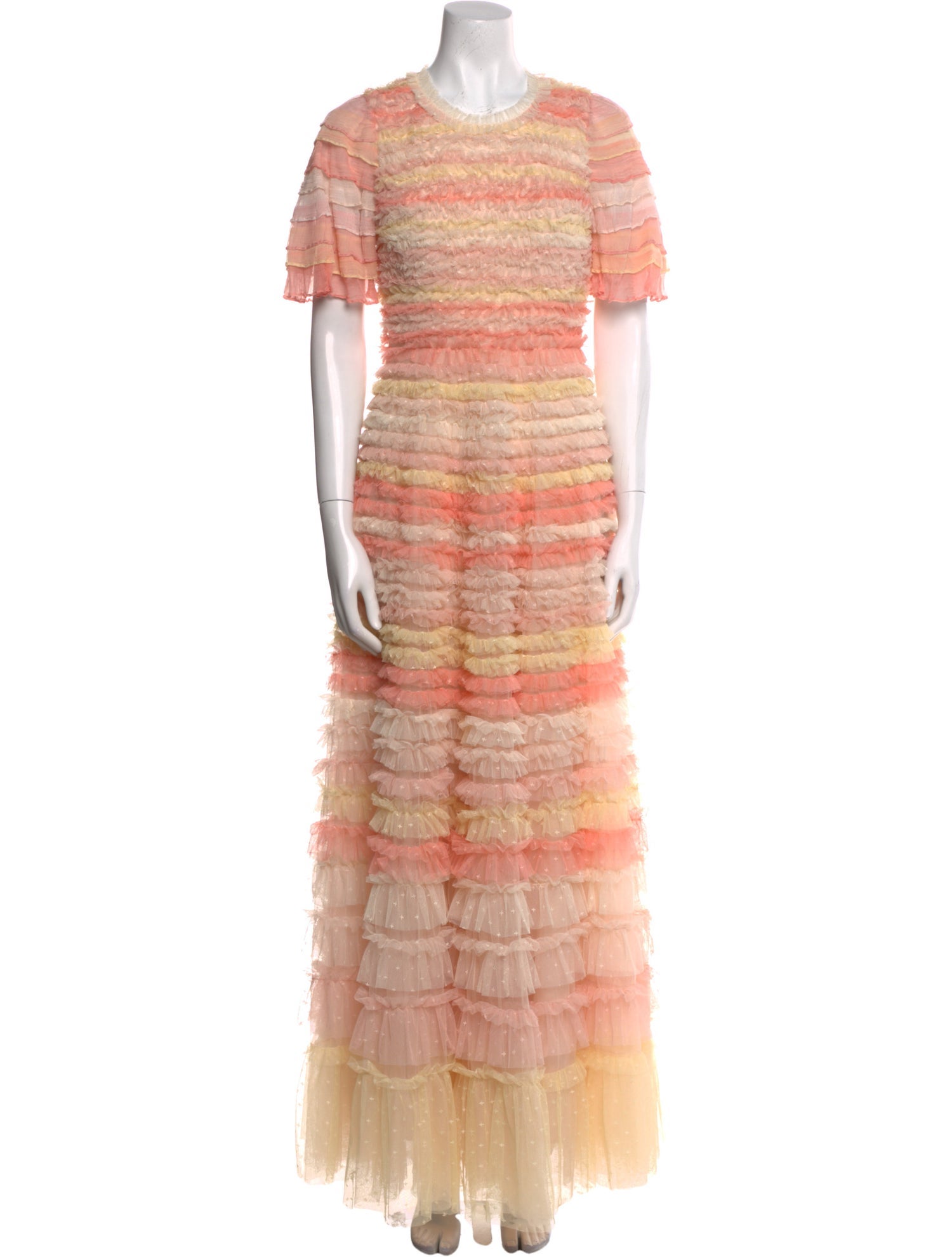 Needle & Thread Striped Long Dress