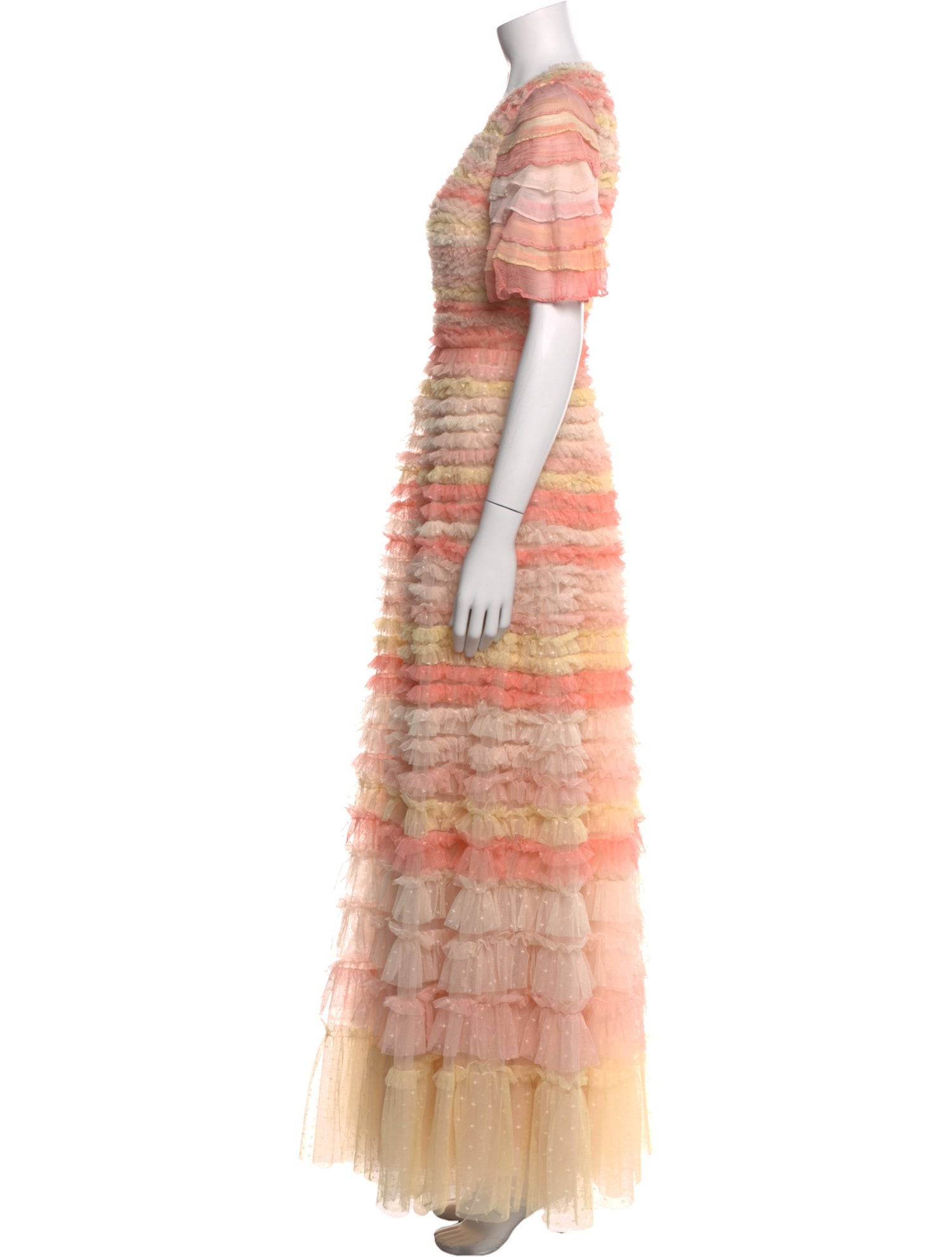 Needle & Thread Striped Long Dress