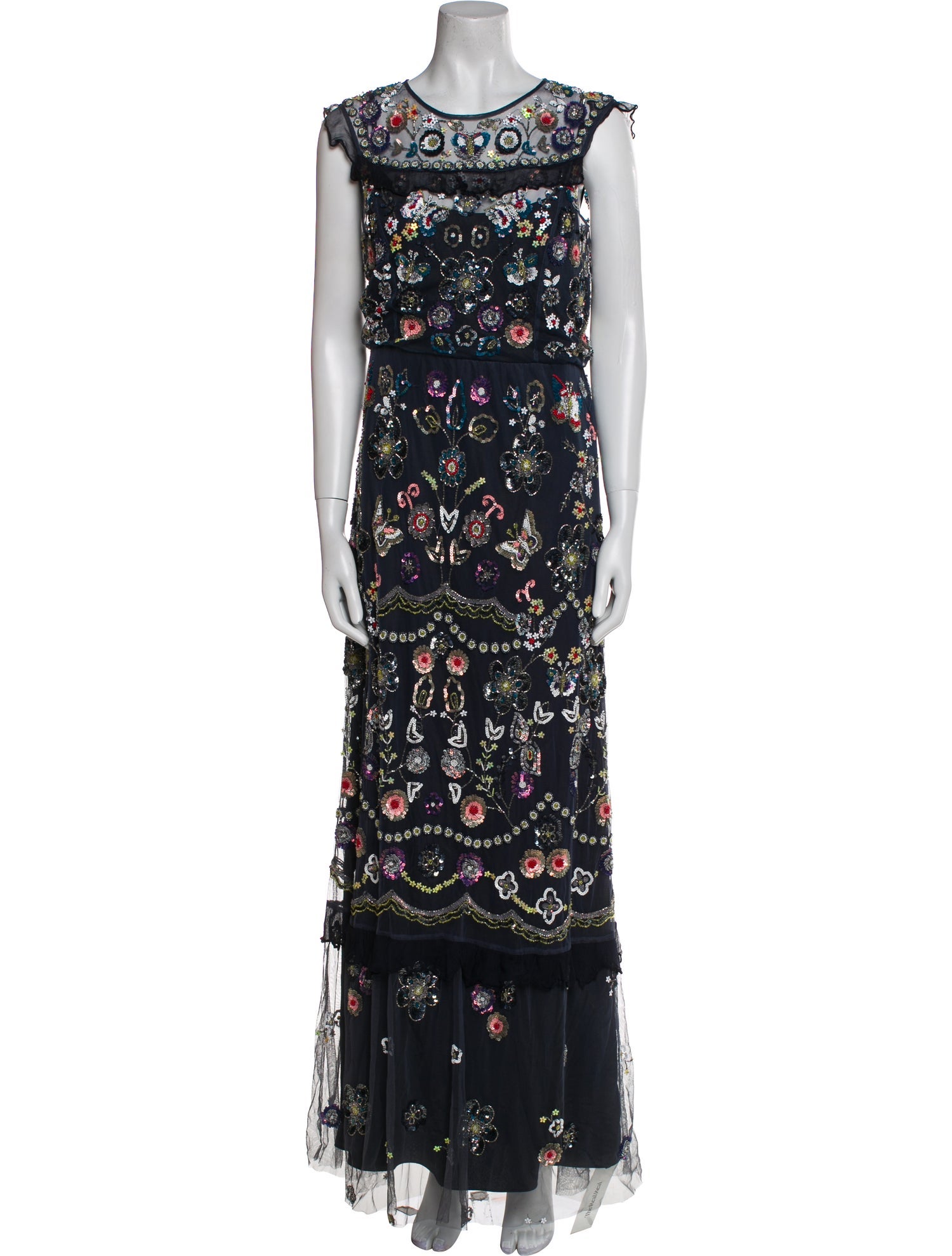Needle & Thread Floral Print Long Dress