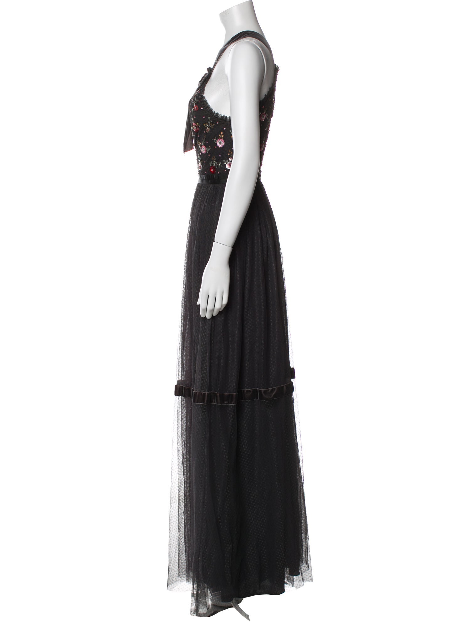 Needle & Thread Halterneck Long Dress