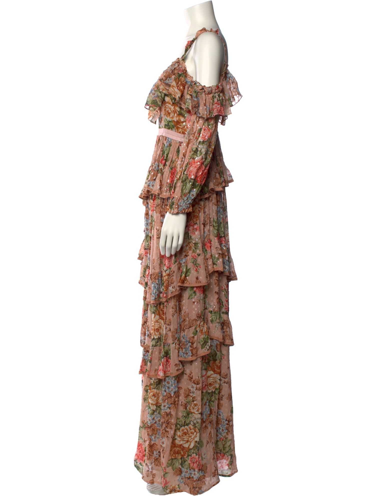 Needle & Thread Floral Print Long Dress