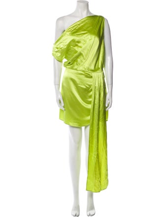 Nonchalant One-Shoulder Mini Dress