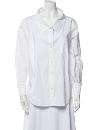 Nonchalant Three-Quarter Sleeve Button-Up Top