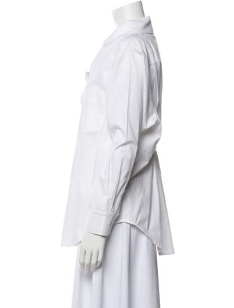 Nonchalant Three-Quarter Sleeve Button-Up Top