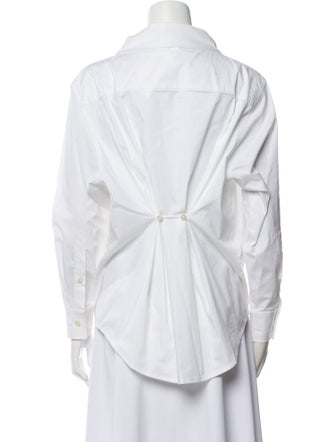 Nonchalant Three-Quarter Sleeve Button-Up Top