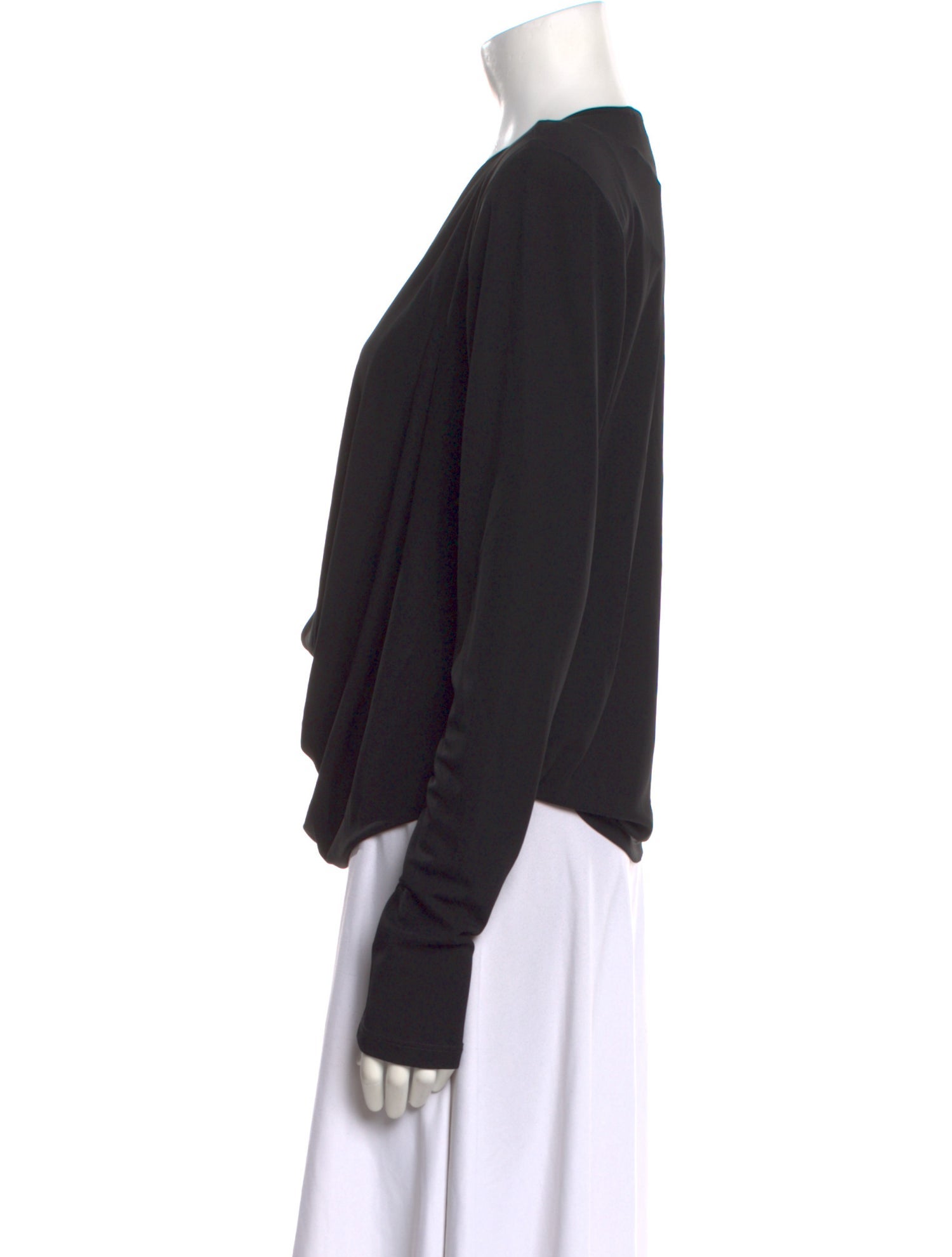 Nonchalant V-Neck Long Sleeve Blouse w/ Tags