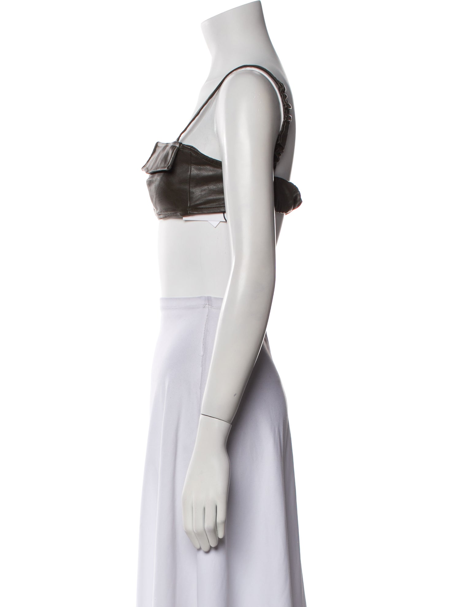 Nonchalant Square Neckline Sleeveless Crop Top w/ Tags