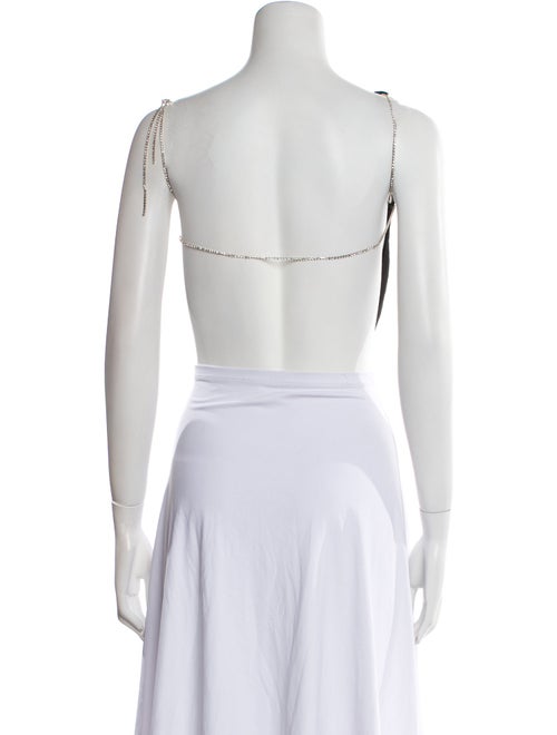 Nonchalant Bateau Neckline Sleeveless Crop Top