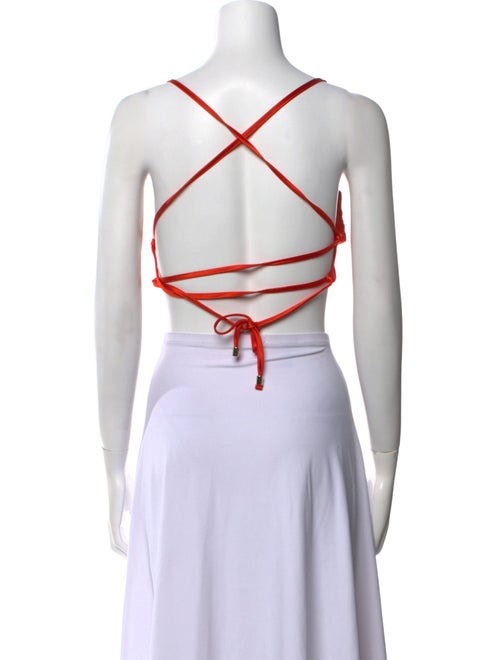 Nonchalant Square Neckline Sleeveless Crop Top