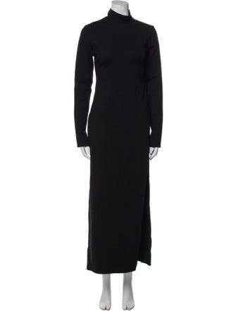 Nonchalant Turtleneck Long Dress