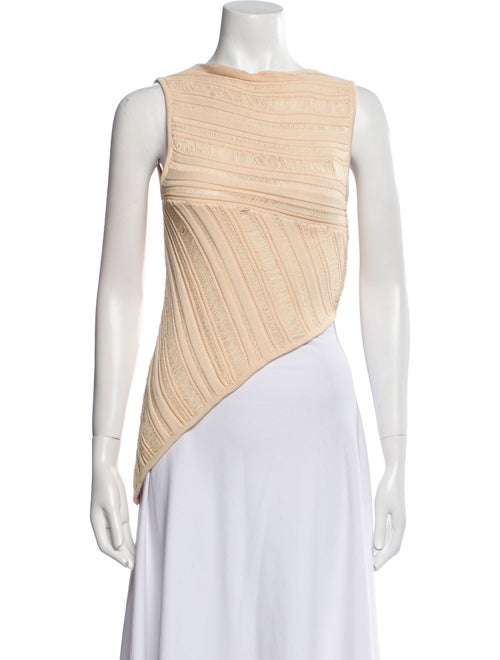 Nonchalant Bateau Neckline Sleeveless Crop Top