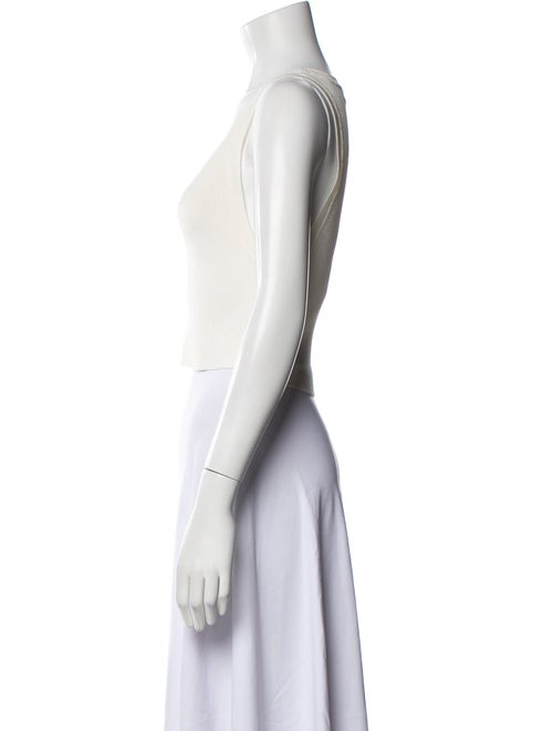 Nonchalant Square Neckline Sleeveless Crop Top