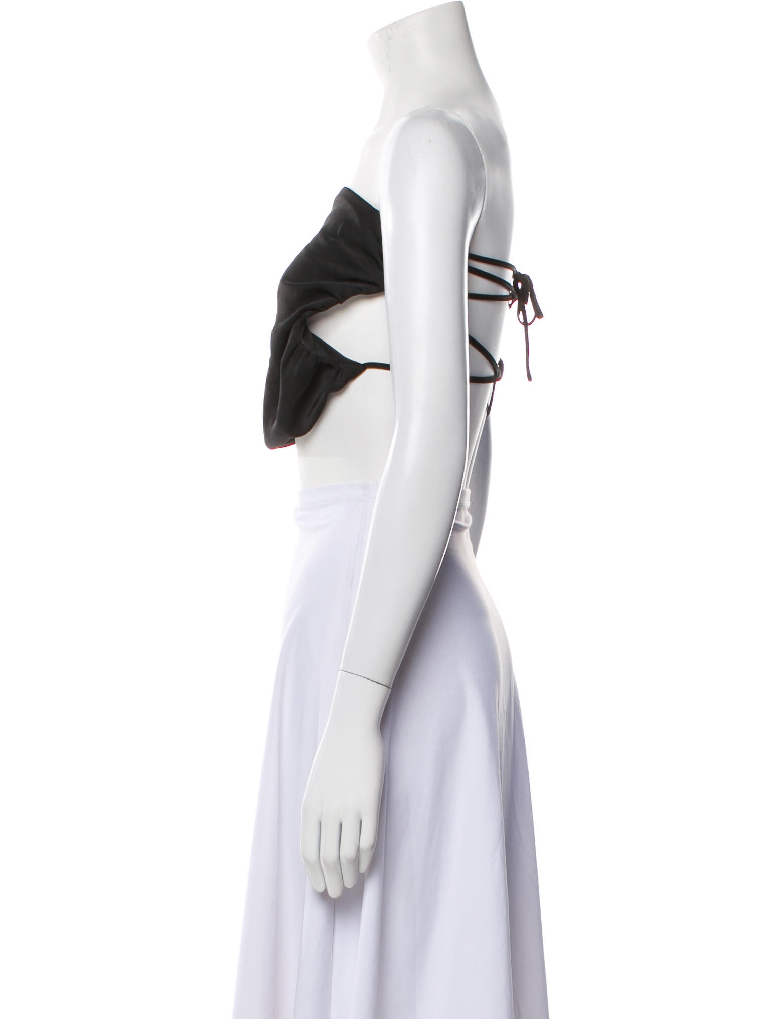 Nonchalant Strapless Crop Top