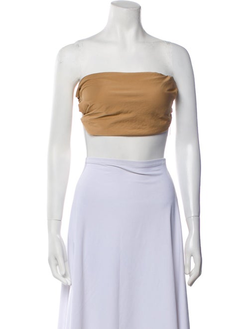 Nonchalant Strapless Crop Top