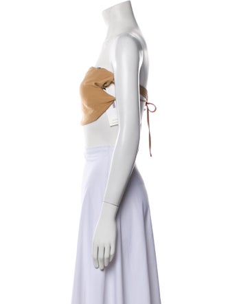 Nonchalant Strapless Crop Top