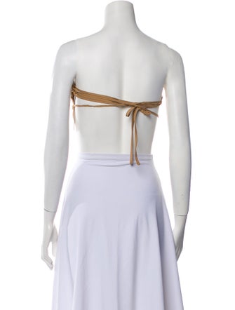 Nonchalant Strapless Crop Top